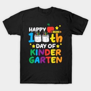 100th Day Kindergarten Toilet Paper 100 Days Quarantine Gift T-Shirt